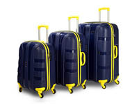 plastic luggage